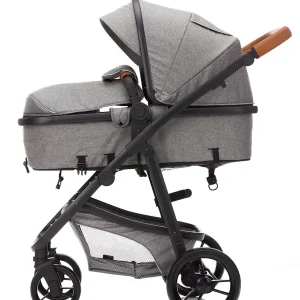 Fillikid Kombi Kinderwagen Panther, 3 In 1, Hellgrau Melange 26