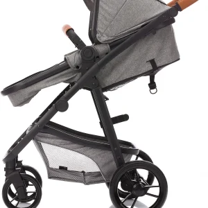 Fillikid Kombi Kinderwagen Panther, 3 In 1, Hellgrau Melange 28