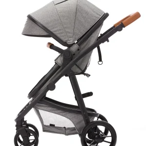 Fillikid Kombi Kinderwagen Panther, 3 In 1, Hellgrau Melange 30