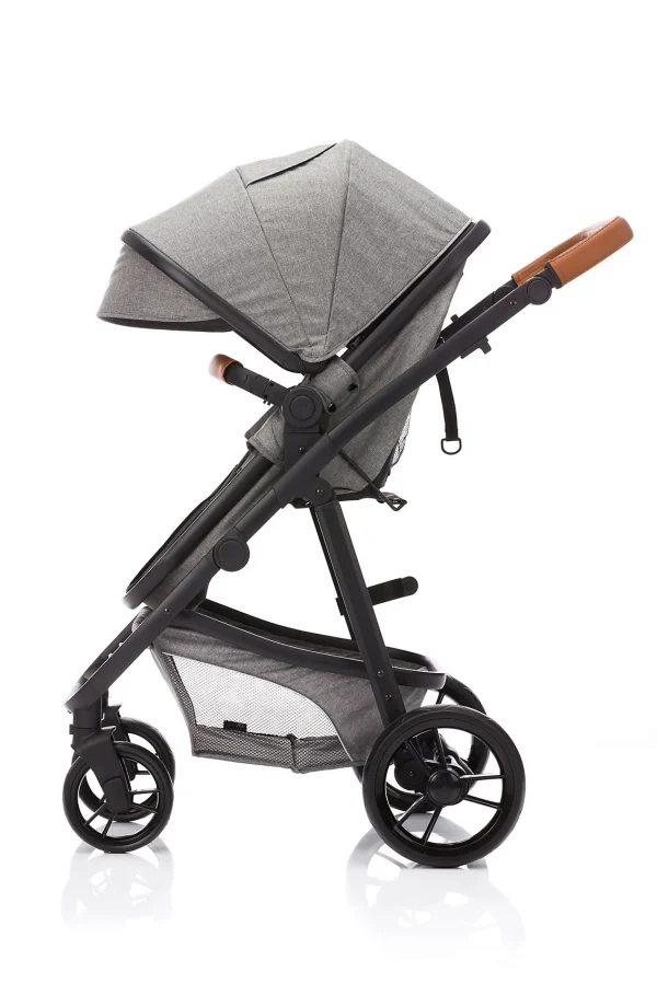 Fillikid Kombi Kinderwagen Panther, 3 In 1, Hellgrau Melange 11