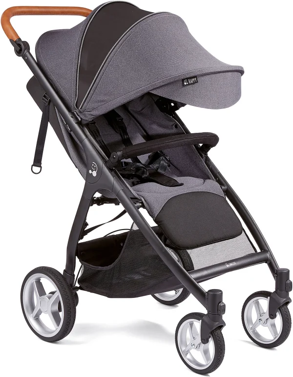 GESSLEIN Buggy SMILOO HAPPY+, Black/cognac, Steel Grey 8