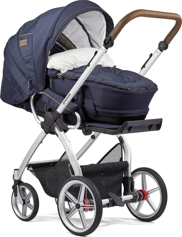 GESSLEIN Kombi Kinderwagen FX4 Soft+ Classic Elox/tabak/C4 166166 1