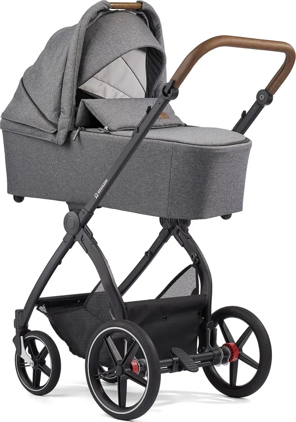 GESSLEIN Kombi Kinderwagen FX4 Soft+ Classic Schwarz/tabak Inkl. CX3 Wanne & Adapter… 4