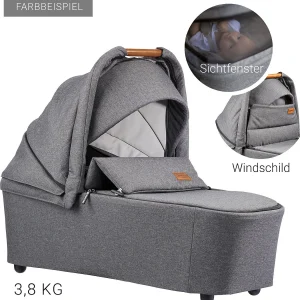 GESSLEIN Kombi Kinderwagen FX4 Soft+ Classic Schwarz/tabak Inkl. CX3 Wanne & Adapter… 20