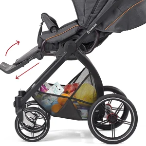 GESSLEIN Kombi Kinderwagen FX4 Soft+ Classic Schwarz/tabak Inkl. CX3 Wanne & Adapter… 28