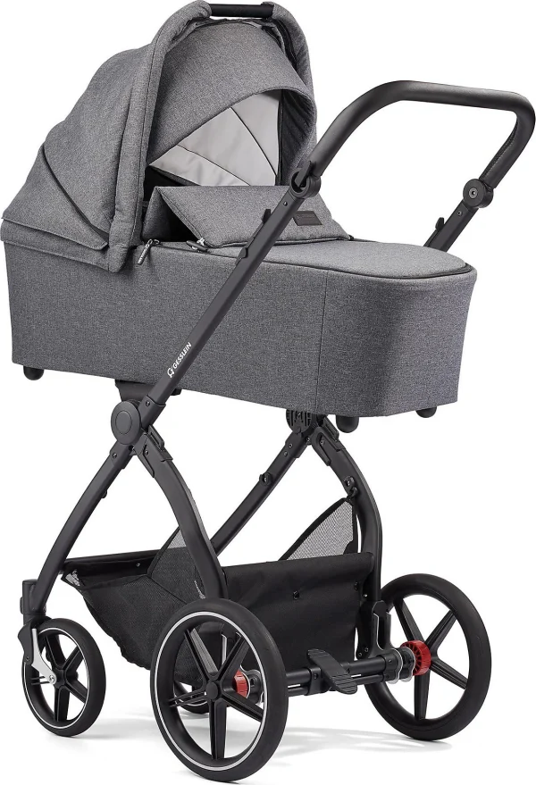 GESSLEIN Kombi Kinderwagen FX4 Soft+ Life Schwarz/schw Inkl. CX3 Wanne & Adapter… 6