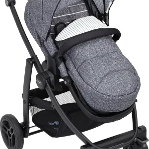 Graco Kombi Kinderwagen Evo Trio Inkl. Babyschale SnugEssentials I-Size, Suits Me 18