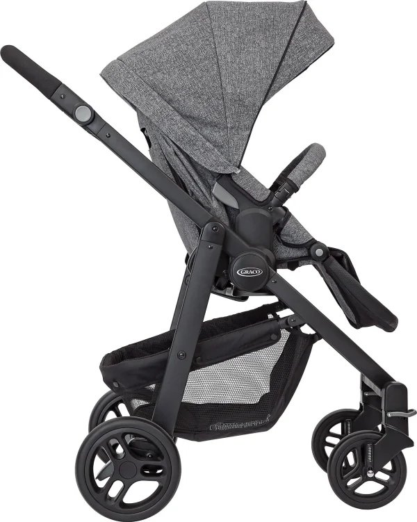 Graco Kombi Kinderwagen Evo Trio Inkl. Babyschale SnugEssentials I-Size, Suits Me 7