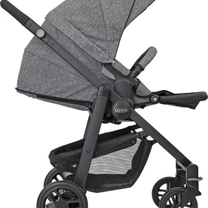 Graco Kombi Kinderwagen Evo Trio Inkl. Babyschale SnugEssentials I-Size, Suits Me 24