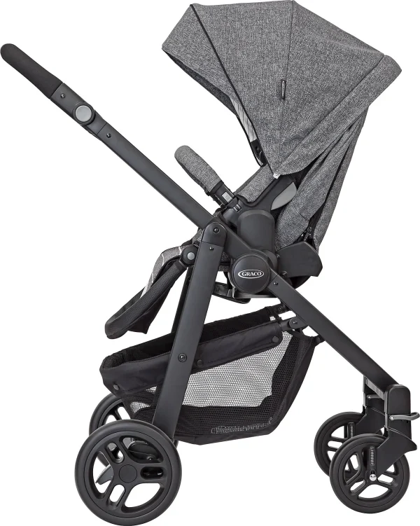 Graco Kombi Kinderwagen Evo Trio Inkl. Babyschale SnugEssentials I-Size, Suits Me 9