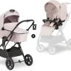 HAUCK 2in1 Kombi Kinderwagen Vision X Set Black, Melange Beige 34