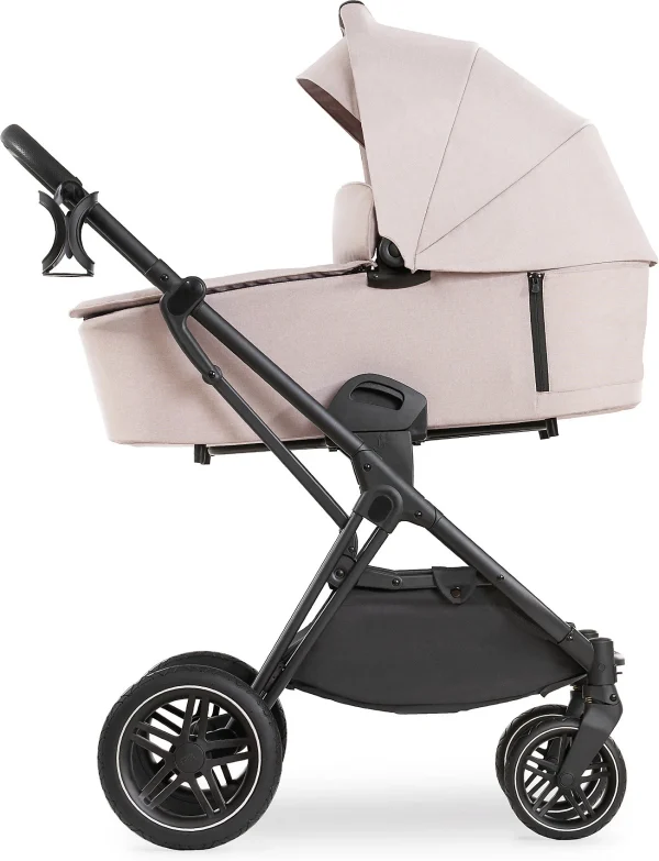 HAUCK 2in1 Kombi Kinderwagen Vision X Set Black, Melange Beige 8