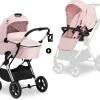 HAUCK 2in1 Kombi Kinderwagen Vision X Set Silver, Melange Rose 34