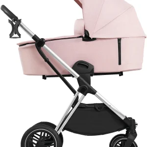 HAUCK 2in1 Kombi Kinderwagen Vision X Set Silver, Melange Rose 24