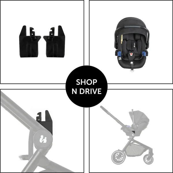 HAUCK Adapter Für Move So Simply Kinderwagen, Black 4