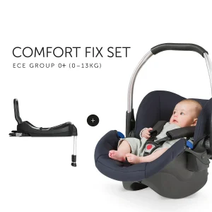 HAUCK Babyschale Comfort Fix Inkl. Isofix Base, Black 16