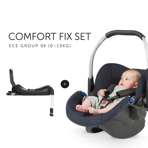 HAUCK Babyschale Comfort Fix Inkl. Isofix Base, Black 4