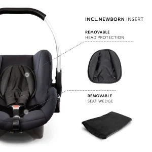 HAUCK Babyschale Comfort Fix Inkl. Isofix Base, Black 24