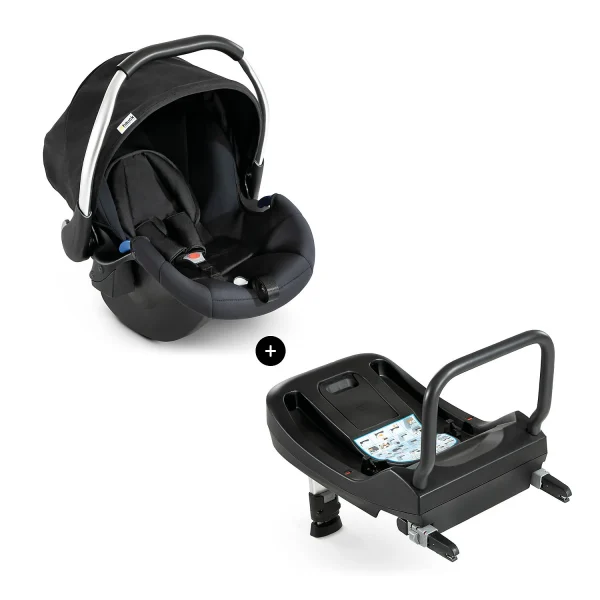 HAUCK Babyschale Comfort Fix Inkl. Isofix Base, Black 1