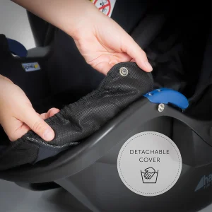 HAUCK Babyschale Comfort Fix Inkl. Isofix Base, Black 30