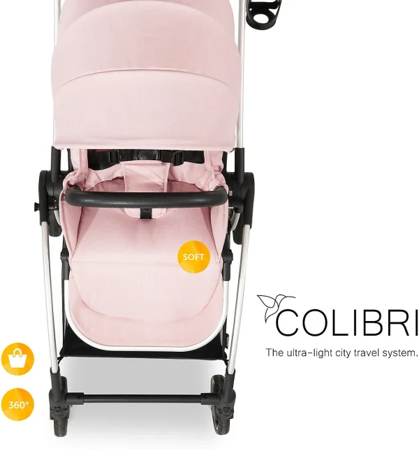 HAUCK Buggy Colibri, Melange Rose 6