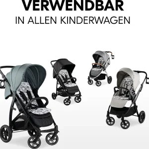 HAUCK Sitzauflage Für Kinderwagen, Floral Grey 24