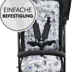 HAUCK Sitzauflage Für Kinderwagen, Floral Grey 26