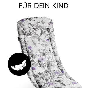 HAUCK Sitzauflage Für Kinderwagen, Floral Grey 30