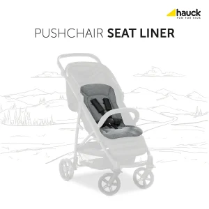 HAUCK Sitzauflage Pushchair Seat Liner, Light Grey 20