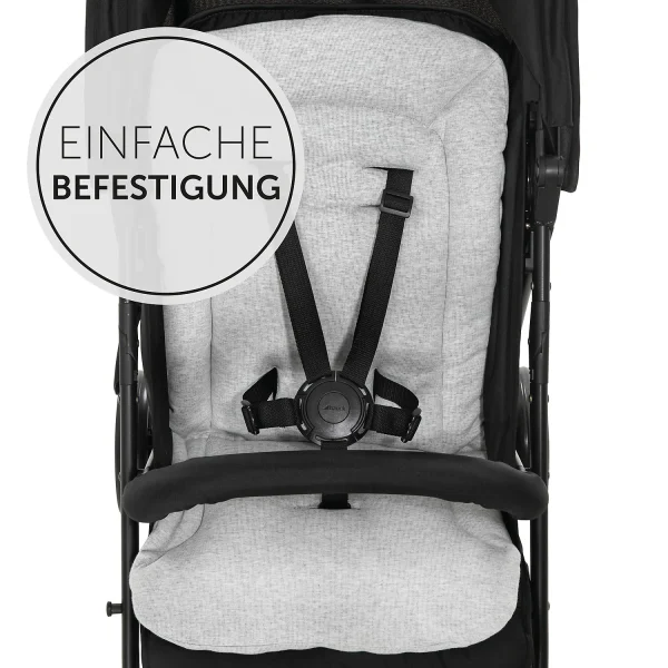 HAUCK Sitzauflage Pushchair Seat Liner, Light Grey 8