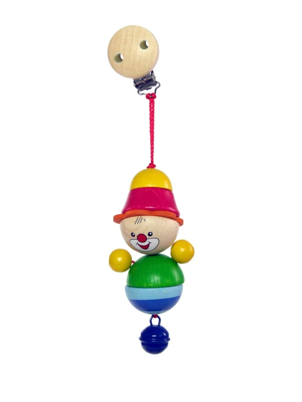 Hess Holzspielzeug Clipfigur “Clown Felix” In Bunt 1