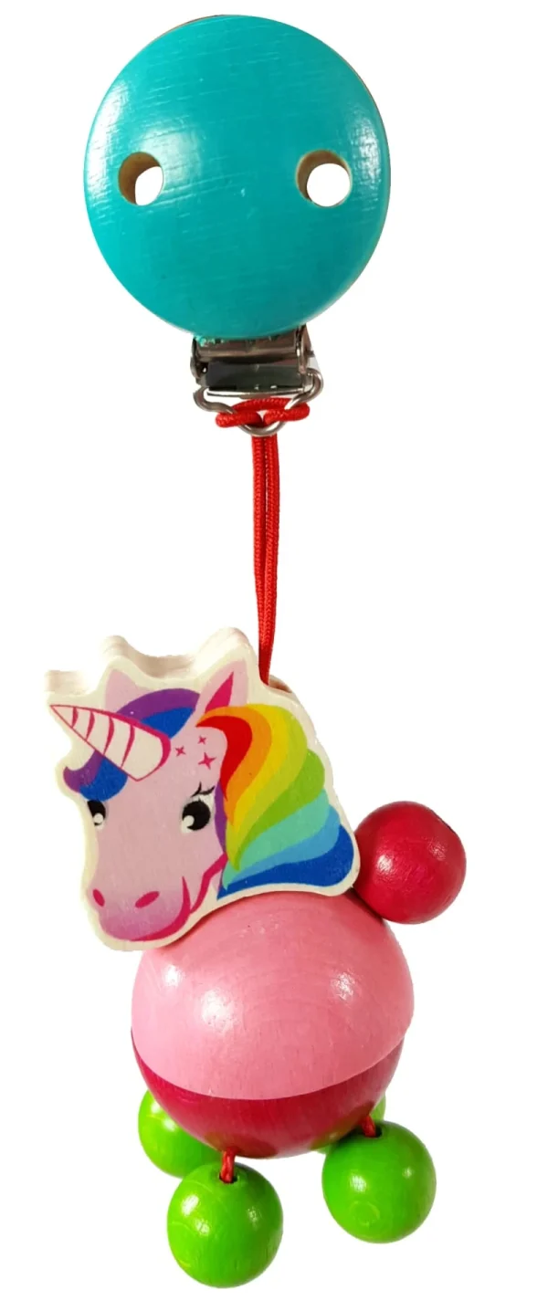 Hess Holzspielzeug Clipfigur “Einhorn” In Bunt 1