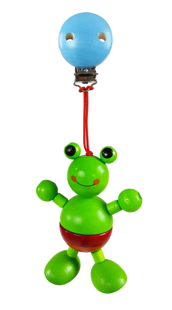 Hess Holzspielzeug Clipfigur “Frosch” In Bunt 1