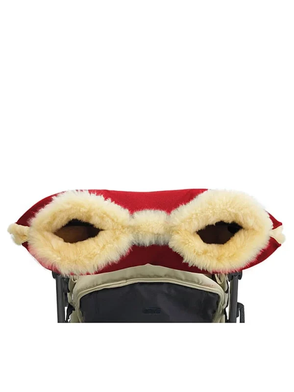 Hofbrucker Kinderwagen-Muff In Rot – (L)55 X (B)24 Cm 4