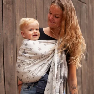 Hoppediz Babytragetuch Ring-Sling KbA-Qualität In Singapur Grey 9