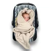 Hoppediz Einschlagdecke Fleece Babydecke In Creme 14