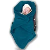 Hoppediz Einschlagdecke Fleece Babydecke In Petrol 19