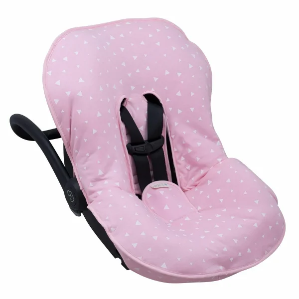 Janabebé By Jyoko Gepolsterter Universalbezug Für Babyschale Gruppe 0 Und 1 In Pink Sparkles 3