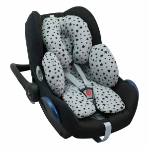 Janabebé By Jyoko Universal-Reduzierkissen Für Babyschale Und Babywanne In Black Star 11