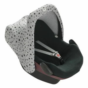 Janabebé By Jyoko Universalhaube Für Maxi Cosi Group 0 Babytrage In Black Star 15