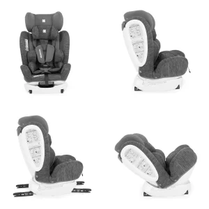 Kikkaboo Kindersitz 4 Fix Double Isofix In Grau 12