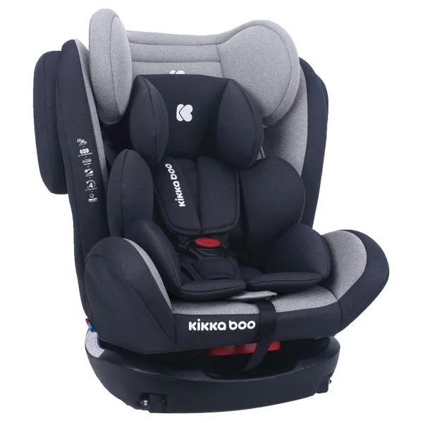 Kikkaboo Kindersitz 4 Fix Double Isofix In Grau 1