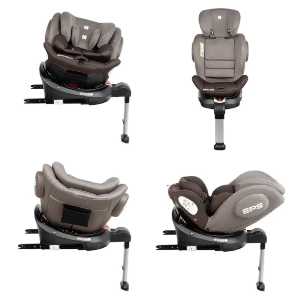 Kikkaboo Kindersitz Rondo Isofix In Braun 6