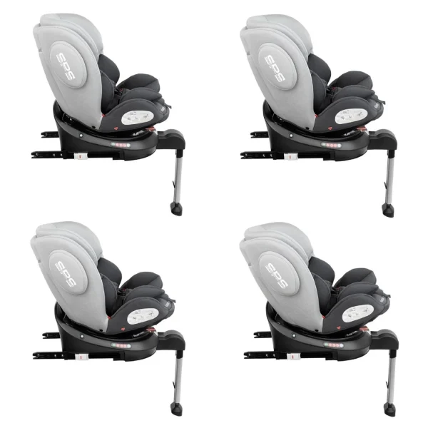 Kikkaboo Kindersitz Rondo Isofix In Grau 5