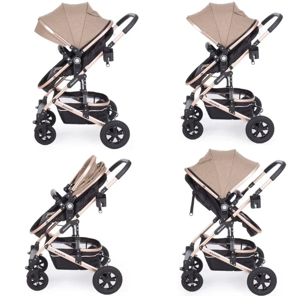 Kikkaboo Kinderwagen 3 In 1 Amaia In Natur 4