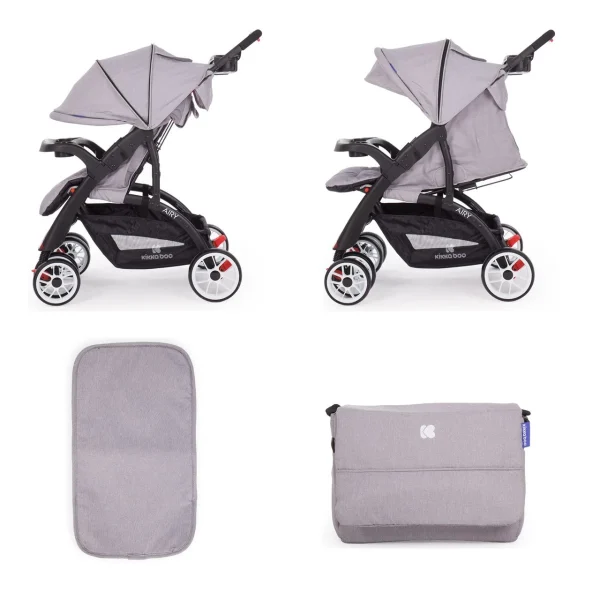 Kikkaboo Kinderwagen Airy In Grau 5