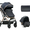 Kikkaboo Kombikinderwagen Kaia 3 In 1 In Schwarz 22