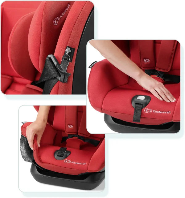 Kinderkraft Kinderautositz MyWay Mit Isofix-System, Rot 11