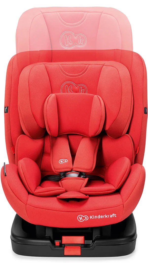 Kinderkraft Kinderautositz Vado Mit Isofix-System, Rot 10