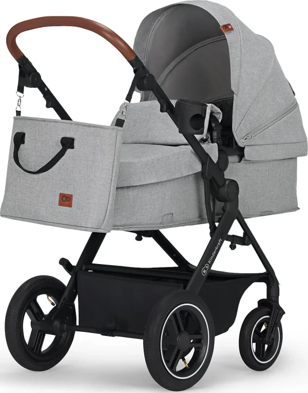 Kinderkraft Kinderwagen B-TOUR 3in1, Hellgrau 8